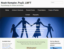 Tablet Screenshot of noahkempler.com
